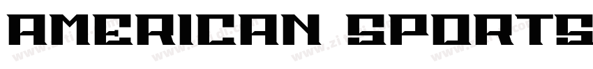 American Sports Font字体转换